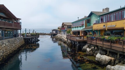 Fototapeta premium Cannery Row, Monterey, California, USA,