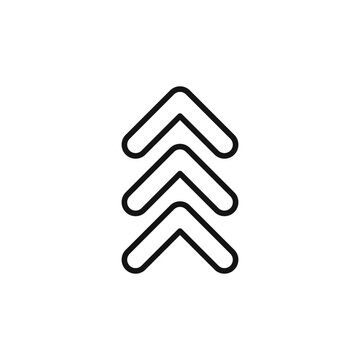 recommend clip art: Arrow chevron logo sign vector outline