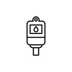 blood glucose logo sign vector outline