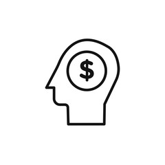 Business idea logo sign vector outline