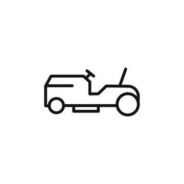 recommend clip art: Lawn mower logo sign vector outline