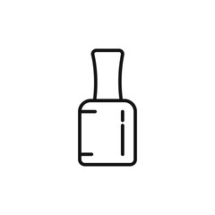 Nail Polish logo sign vector outline