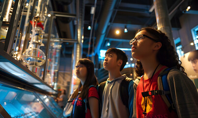 Obraz premium Happy holiday activities for teenagers