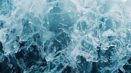 Obraz premium Abstract Water Texture with Blue and White Hues