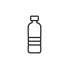 water bottle logo sign vector outline