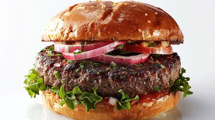 Juicy Cheeseburger with Toppings