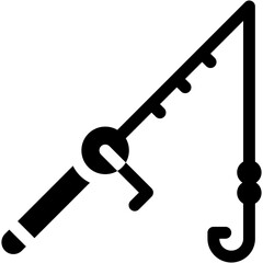 Vector Icon Fishing Rod, Fishing, Hobbies And Free Time, Fisher Reel, Hobbies, Fishing Tool