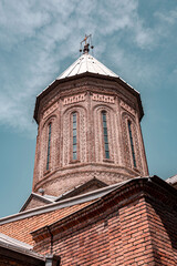 St. Nicholas Georgian Orthodox Church along the Kura River in Tbilisi, Georgia