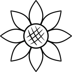 Flower and Florals simple icon 