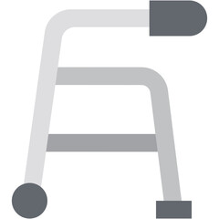Vector Icon Walker, Hospital, Health Care, Support, Injury