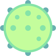 Vector Icon Massage Ball, Yoga Ball, Wellness, Pilates, Sports, Sport, Exercise