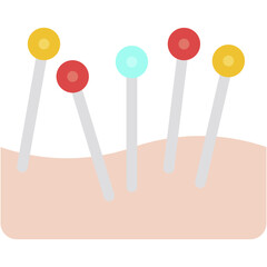 Vector Icon Acupuncture, Therapy, Chinese, Relaxing, Traditional
