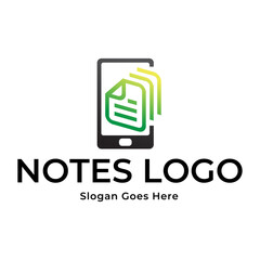 notepad vector, icon or logo sign symbol illustration
