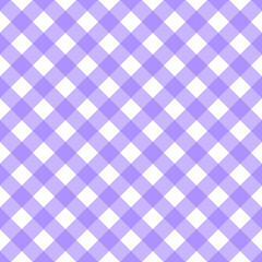 Seamless Gingham Check Pattern.Stripes crossed diagonal lines.Seamless checkered background