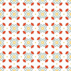 Modern and classic pattern background illustration. Pattern graphic used for wallpaper, tile, fabric, textile, interior.
