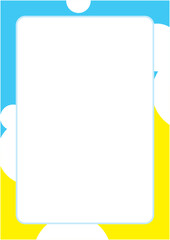 爽やかでシンプルな夏をイメージした背景画像