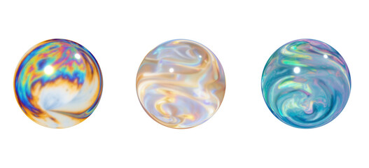 3d render. Motion illustration, mix of colors. bright ball, colored pearls. 3d icon.