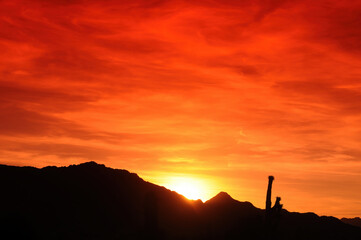 Red Sunset Arizona