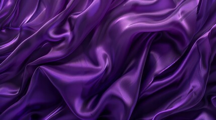 Obraz premium Violet silk material texture, colored print texture, texture for clothing materials