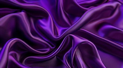 Obraz premium Violet silk material texture, colored print texture, texture for clothing materials
