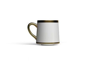 3D rendering cup and mug for the best presentation of your product mockups