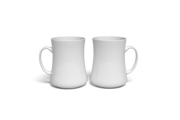 3D rendering cup and mug for the best presentation of your product mockups