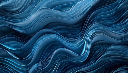 Obraz premium Wavy Blue Textures