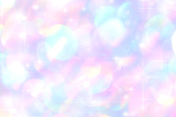 Glittering Soap Bubble Abstract Background（シャボン玉のようなキラキラ背景）