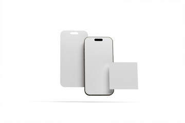 3D rendering I PHONE SOCIAL MEDIA for the best presentation of your product mockups