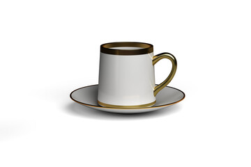 3D rendering cup and mug for the best presentation of your product mockups