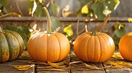 Close up of Pumpins and Gourds