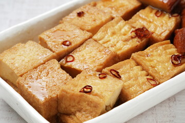 厚揚げとさつま揚げの煮物