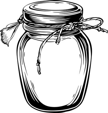 recommend clip art: Jar drawing clipart design illustration