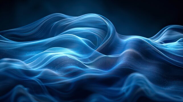 blue lines on a dark background form a sleek, simplistic visual, emphasizing contrast and elegance. Perfect for contemporary design projects