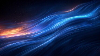 blue lines on a dark background form a sleek, simplistic visual, emphasizing contrast and elegance. Perfect for contemporary design projects