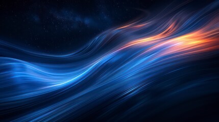 blue lines on a dark background form a sleek, simplistic visual, emphasizing contrast and elegance. Perfect for contemporary design projects