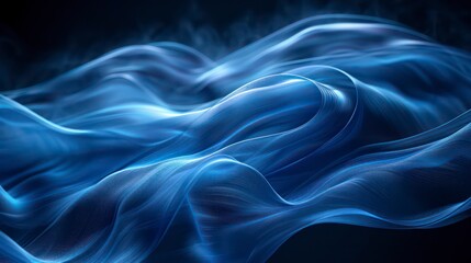 Obraz premium Light blue parallel lines against a black backdrop create a smooth, clean pattern with a modern, minimalist aesthetic. Ideal for digital designs and backgrounds.