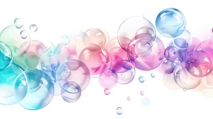 Watercolor blobs with soft edges on a white background, creating a dreamy and abstract design that enhances web aesthetics without overlapping or cluttering the layout.