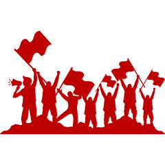 Indonesia Independence Day Silhouette