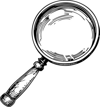 recommend clip art: Magnifying glass drawing clipart design illustration