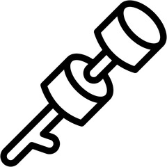 Vector Icon Marshmallow, Food and Restaurant, Dessert, Candy, Sweet, Sugar