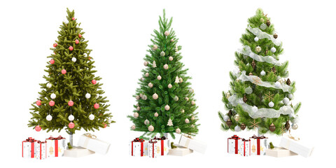 christmas tree and gifts