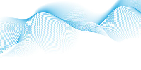 Vector minimal technology diagonal blue blend line dynamic frequency flow futuristic smooth digital creative wave blend pattern background. abstract swoosh speed wave lines modern stream background.