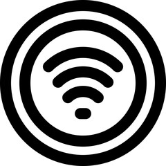 wifi icon. vector line icon for your website, mobile, presentation, and logo design.