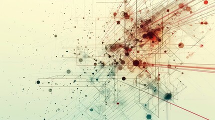 dynamic graphic that illustrates a network of devices communicating seamlessly, showcasing innovation in technology and business