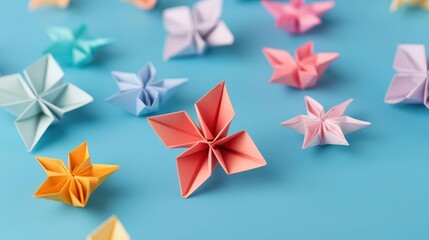 Mystical origami workshops teach couples to create enchanted paper flowers that bloom and change colors