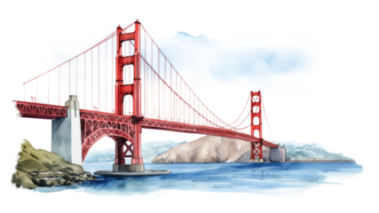 PNG Bridge red architecture engineering.