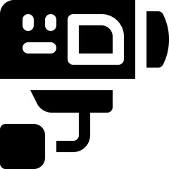 cctv icon. vector glyph icon for your website, mobile, presentation, and logo design.