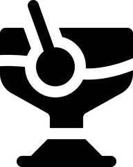 cocktail icon. vector glyph icon for your website, mobile, presentation, and logo design.