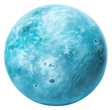 PNG Planet astronomy turquoise sphere.